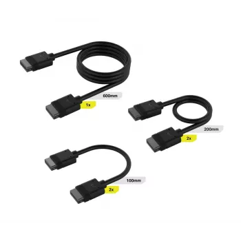 CORSAIR iCUE Link sada káblov s rovnými konektormi