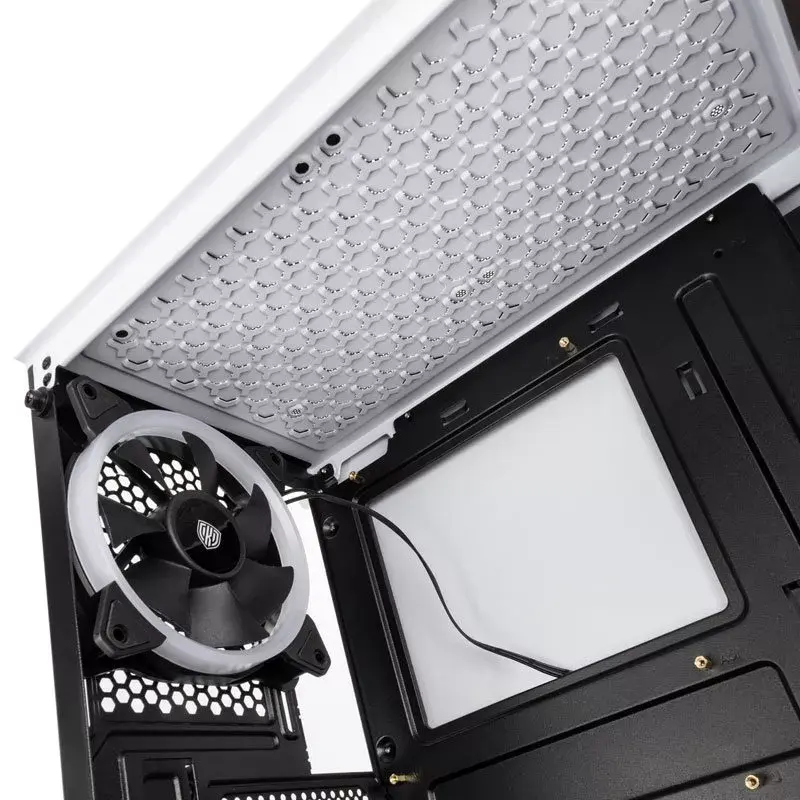 Počítačová skriňa Kolink VOID WHITE Midi Tower biela, čierna