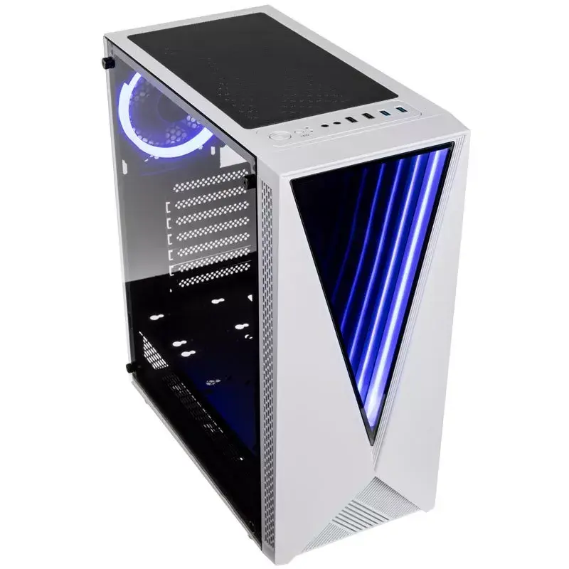 Počítačová skriňa Kolink VOID WHITE Midi Tower biela, čierna