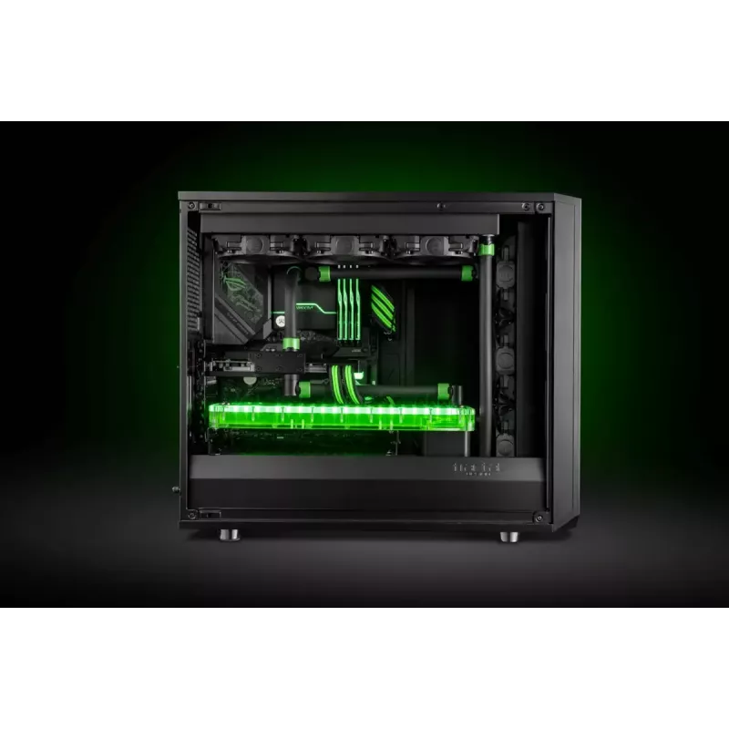 Kompresný krúžok EK Water Blocks Quantum Torque hliník zelený 6 ks