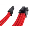 SilverStone SST-PP07-PCIR predlžovací kábel z 8-pinového PCIe na 6+2-pinové PCIe, 0,25 m, červený
