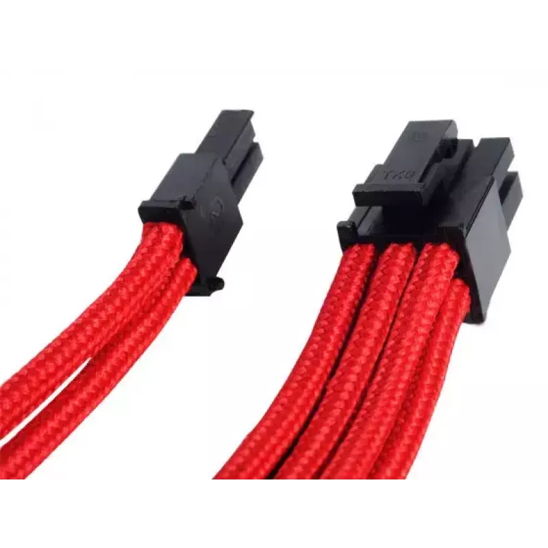 SilverStone SST-PP07-PCIR predlžovací kábel z 8-pinového PCIe na 6+2-pinové PCIe, 0,25 m, červený