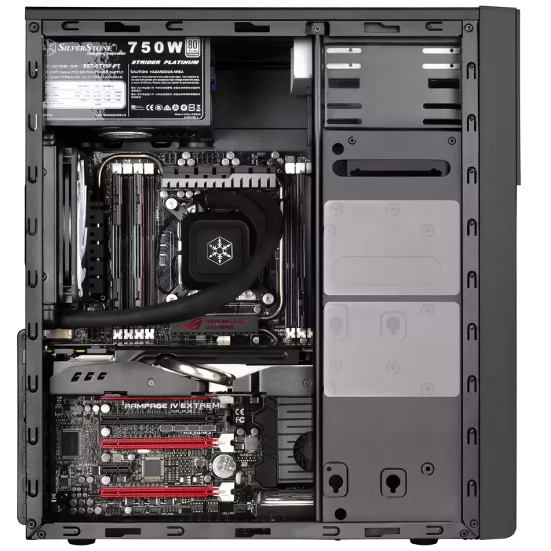 PC skriňa Silverstone PS13 Mini Tower čierna