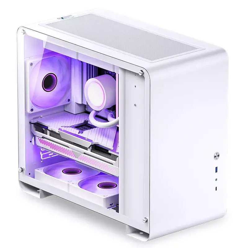 PC skriňa Jonsbo U4 MINI WHITE Mini Tower biela