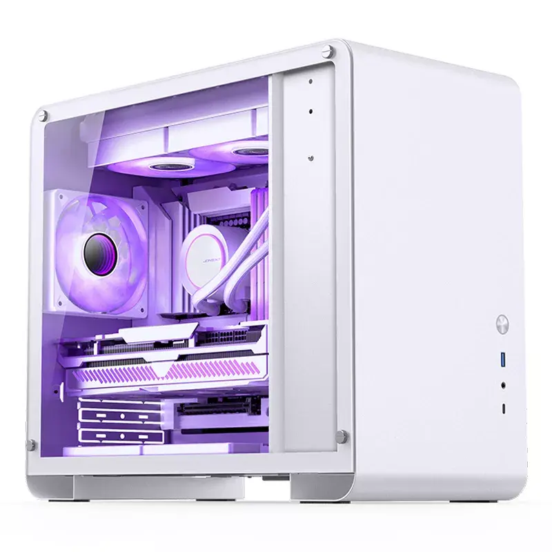 PC skriňa Jonsbo U4 MINI WHITE Mini Tower biela