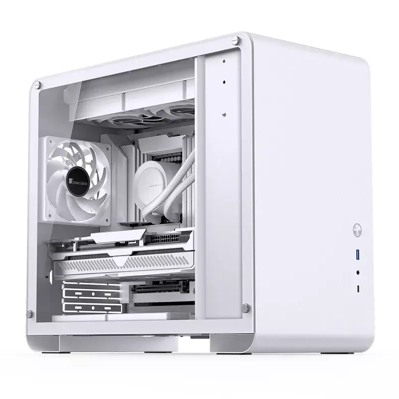 PC skriňa Jonsbo U4 MINI WHITE Mini Tower biela