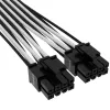 CORSAIR Premium Individually Sleeved 12+4pin Pci-e Gen 5 12vhpwr 600w kábel Type 4 čierna/biela