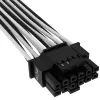 CORSAIR Premium Individually Sleeved 12+4pin Pci-e Gen 5 12vhpwr 600w kábel Type 4 čierna/biela