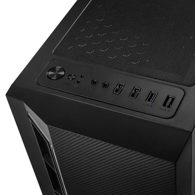 PC skriňa Kolink Inspire K7 ARGB Midi Tower čierna