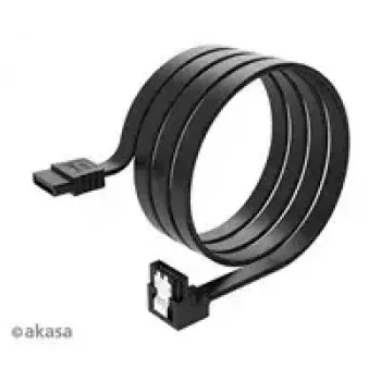 Interný SATA dátový kábel Akasa Proslim 90° konektor, 100 cm
