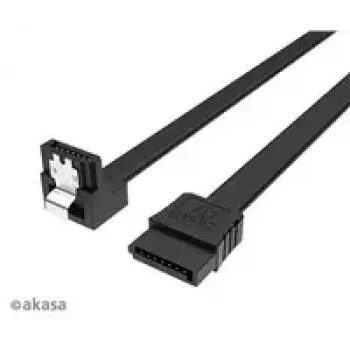 Interný SATA dátový kábel Akasa Proslim 90° konektor, 100 cm