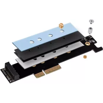 SilverStone SST-ECM26-V2 adaptér rozhrania z M.2 (M-Key) na PCIe 4.0 x4