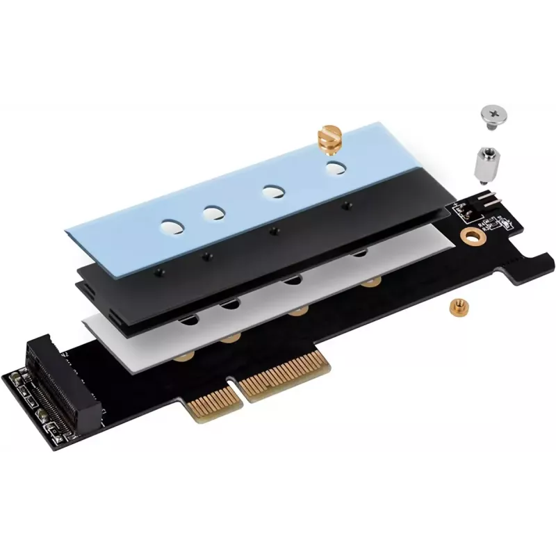 SilverStone SST-ECM26-V2 adaptér rozhrania z M.2 (M-Key) na PCIe 4.0 x4