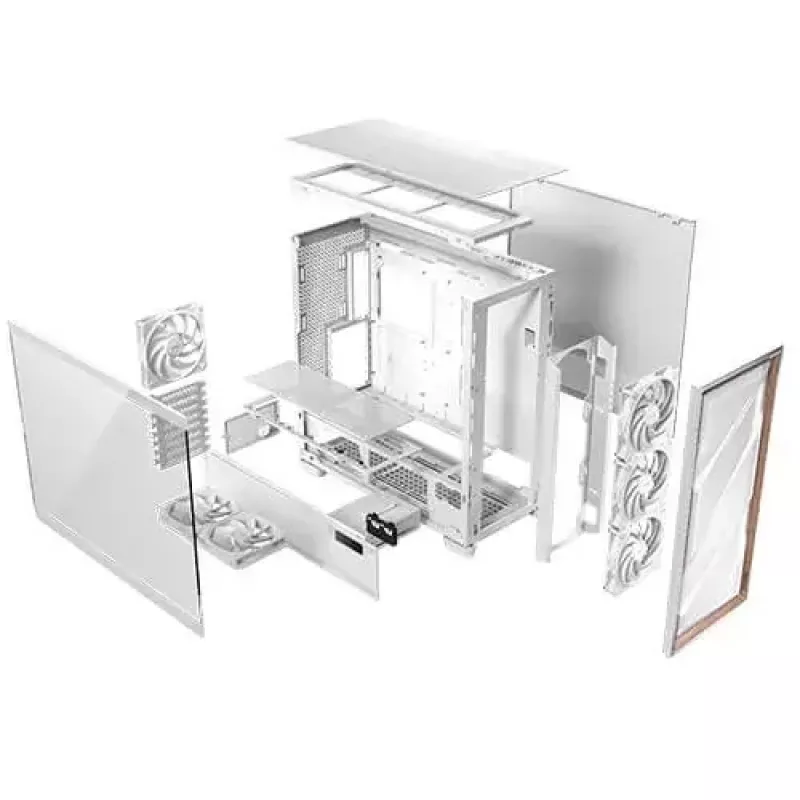 PC skriňa Antec FLUX PRO White EUV Full Tower biela