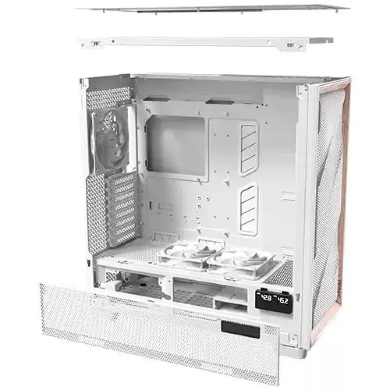 PC skriňa Antec FLUX PRO White EUV Full Tower biela