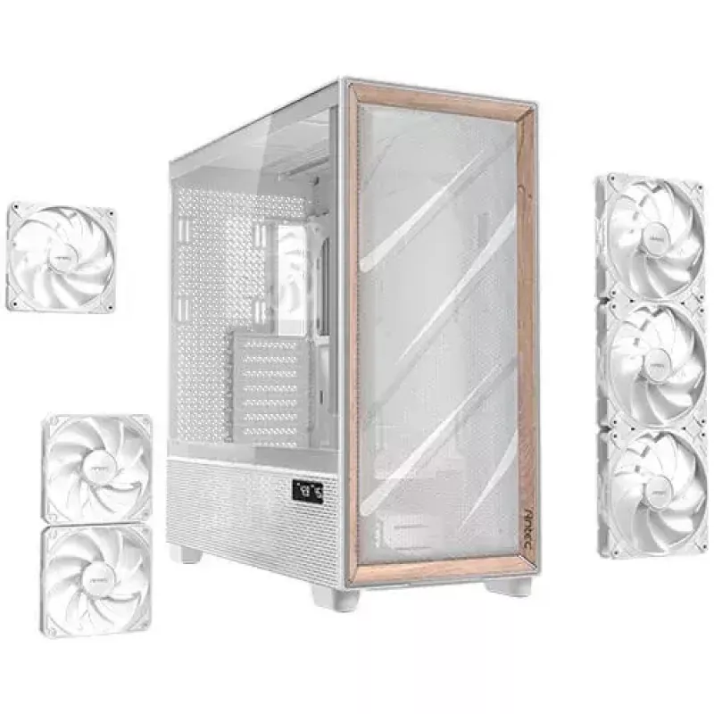 PC skriňa Antec FLUX PRO White EUV Full Tower biela