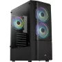 PC skriňa Aerocool Quantum Mesh Midi Tower čierna