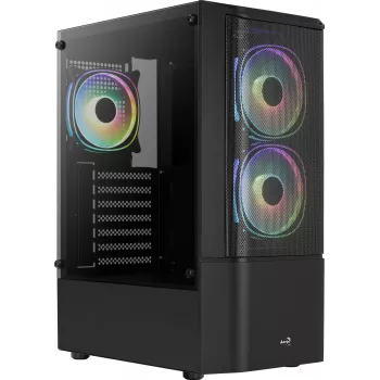 PC skriňa Aerocool Quantum Mesh Midi Tower čierna