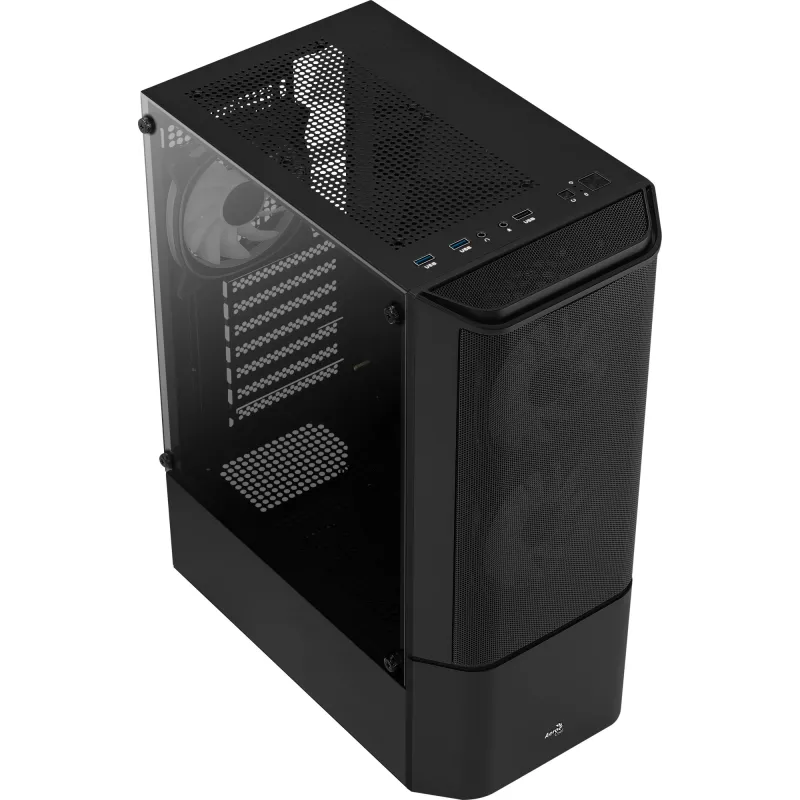 PC skriňa Aerocool Quantum Mesh Midi Tower čierna