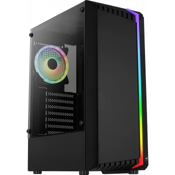 PC skriňa AEROCOOL Bionic Midi Tower — ATX, tvrdené sklo, 3,5