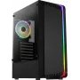 Aerocool Bionic V2 (PGS Bionic-G-BK-v2) počítačová skriňa Midi Tower, ATX, RGB, tvrdené sklo, čierna
