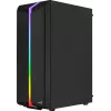 Aerocool Bionic V2 (PGS Bionic-G-BK-v2) počítačová skriňa Midi Tower, ATX, RGB, tvrdené sklo, čierna