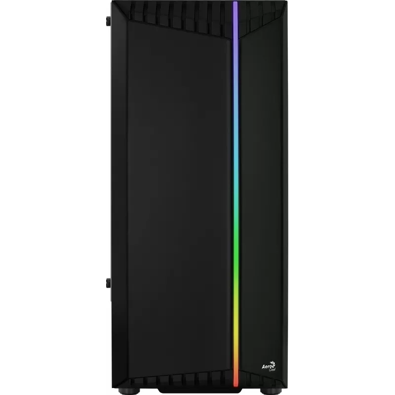 Aerocool Bionic V2 (PGS Bionic-G-BK-v2) počítačová skriňa Midi Tower, ATX, RGB, tvrdené sklo, čierna