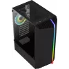 Aerocool Bionic V2 (PGS Bionic-G-BK-v2) počítačová skriňa Midi Tower, ATX, RGB, tvrdené sklo, čierna