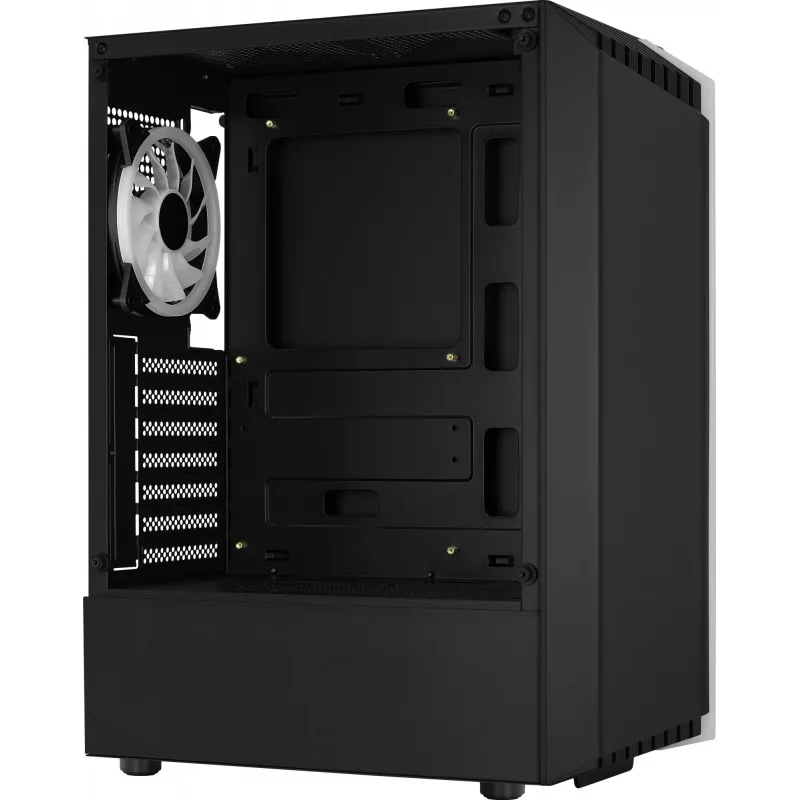 Aerocool Bionic V2 (PGS Bionic-G-BK-v2) počítačová skriňa Midi Tower, ATX, RGB, tvrdené sklo, čierna