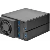SilverStone SST-FS303-12G 3-pozíciový vymeniteľný rám pre disky 3,5 palca, čierny