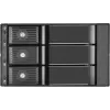 SilverStone SST-FS303-12G 3-pozíciový vymeniteľný rám pre disky 3,5 palca, čierny