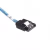 SilverStone SST-CPS05 kábel Mini-SAS HD (SFF-8643) na SATA 7-pin so sideband, 4-lane, SAS 12 Gbit/s, 0,5 m, čierny