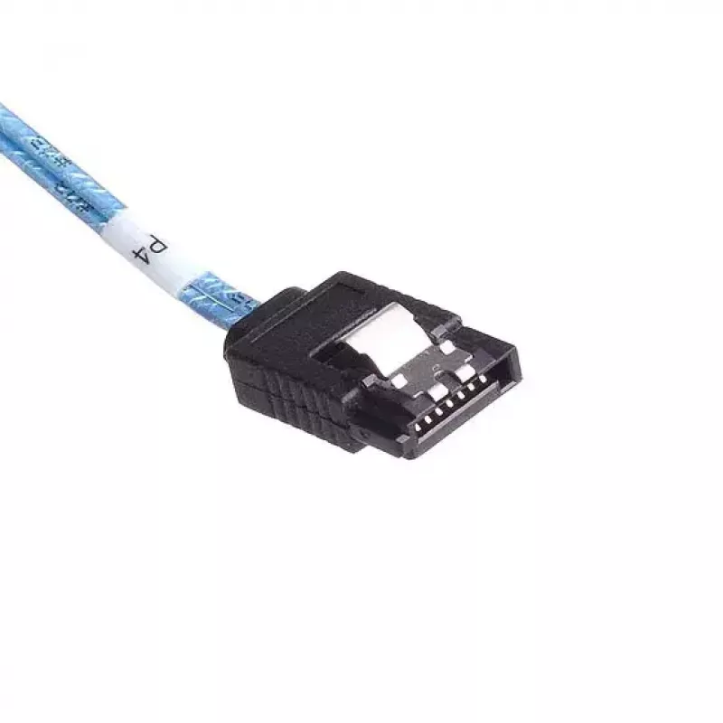 SilverStone SST-CPS05 kábel Mini-SAS HD (SFF-8643) na SATA 7-pin so sideband, 4-lane, SAS 12 Gbit/s, 0,5 m, čierny