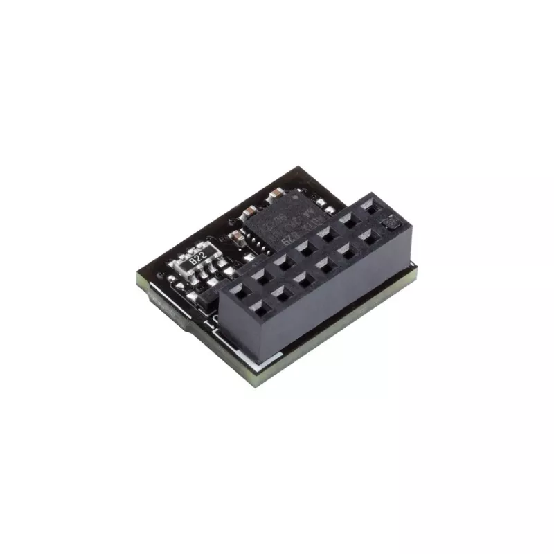 TPM modul ASUS TPM-SPI 2.0, hostiteľské rozhranie SPI, šírka 16 mm, hĺbka 13 mm