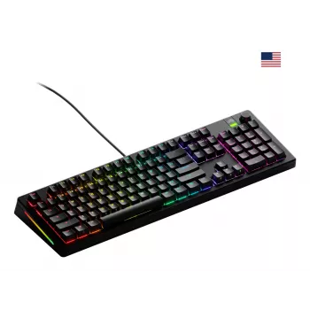 Mechanická Full-Size (100%) káblová klávesnica GLORIOUS GMMK 3 — USB, QWERTY, RGB, čierna (US rozloženie)
