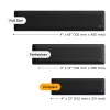 Podložka pod zápästie GLORIOUS Compact Fabric čierna pre 65–75% klávesnice GLO-KB-ACC-WR-CLTH-65-75-BLK