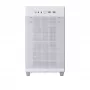 PC skriňa ASUS Prime AP201 MicroATX Mini Tower biela — podporuje microATX, GPU do 338 mm, 3×3,5-palcové + 1×2,5-palcové disky, USB-A 3.2 Gen1×2, USB-C 3.2 Gen2×1