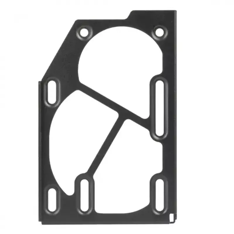 Montážna sada Silverstone FDP01 oceľ čierna 92x142x35mm
