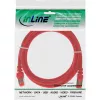 InLine patch kábel S/FTP PiMF Cat.6 250 MHz PVC meď červený 3 m