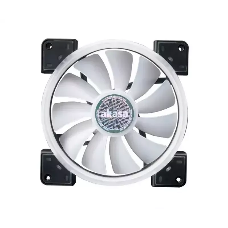Ventilátor Akasa Vegas TLY 14 cm čierny priesvitný