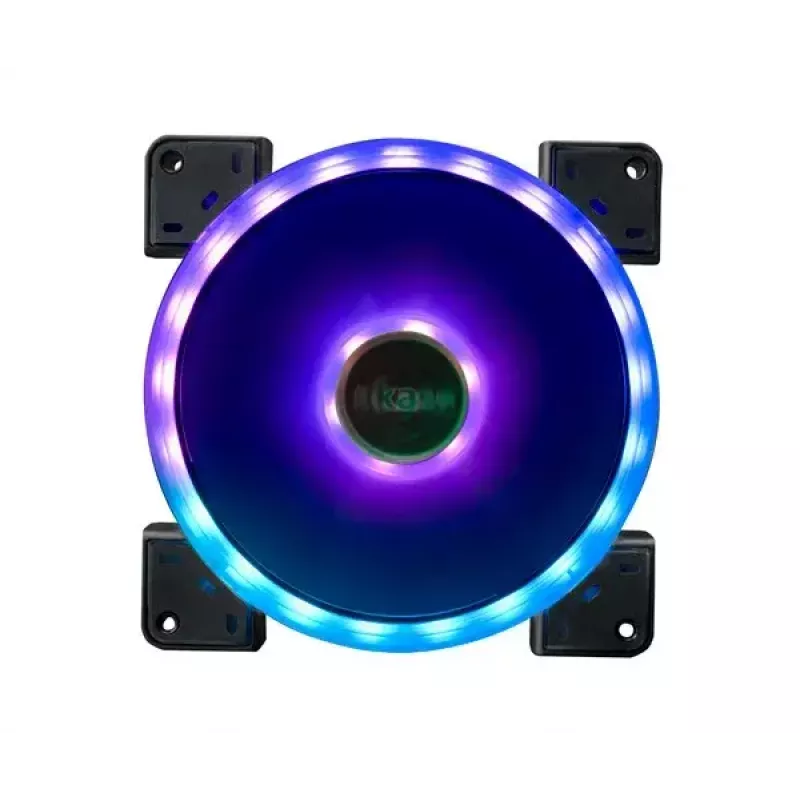 Ventilátor Akasa Vegas TLY 14 cm čierny priesvitný