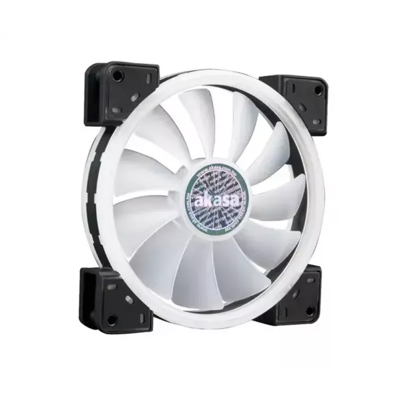 Ventilátor Akasa Vegas TLY 14 cm čierny priesvitný
