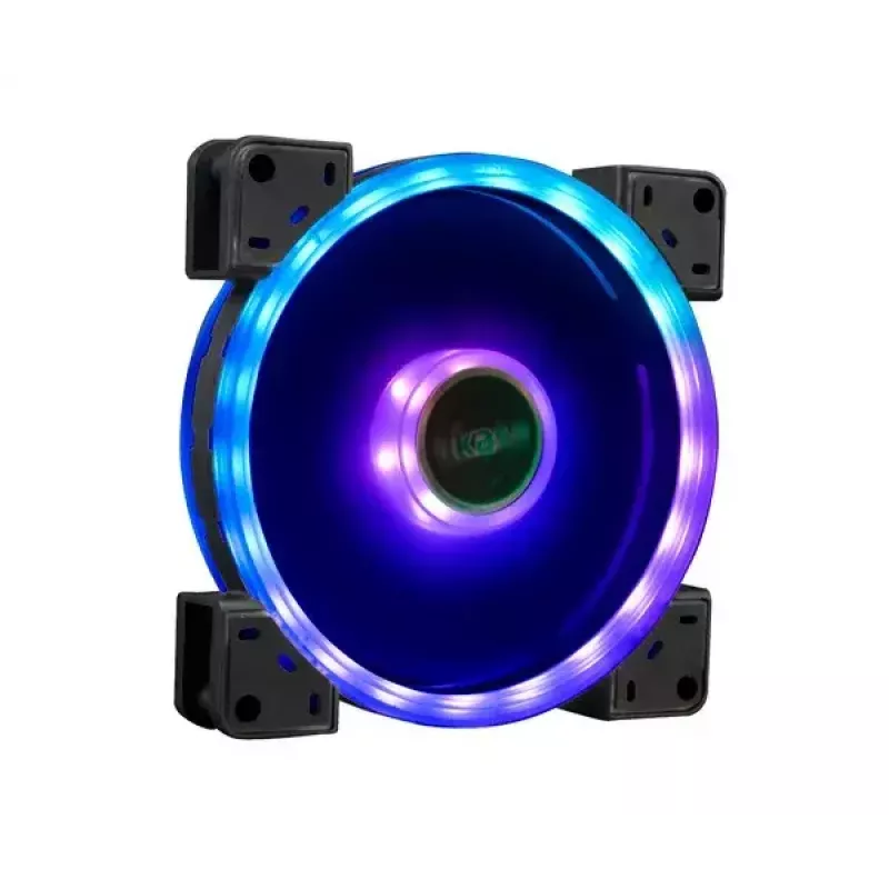 Ventilátor Akasa Vegas TLY 14 cm čierny priesvitný