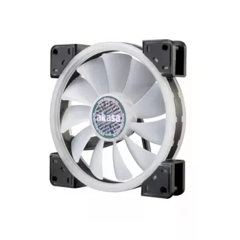 Ventilátor Akasa Vegas TLY 14 cm čierny priesvitný