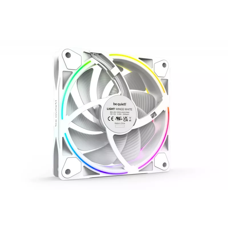 be quiet Light Wings White | 120mm PWM-High-Speed Triple-Pack ventilátor do počítačovej skrine 12 cm 3 kusy