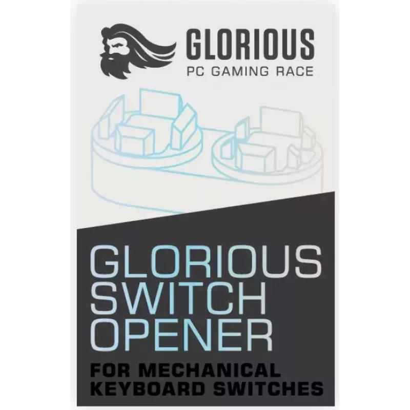 Otvárač spínačov klávesnice Glorious PC Gaming Race GLO-ACC-SO ABS žltý