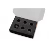 Kompresný krúžok EK Water Blocks hliník čierny 6 kusov