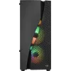 Aerocool WAVEBKV3 ATX PC skriňa z tvrdeného skla so 4xRGB ventilátormi čierna