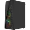 Aerocool WAVEBKV3 ATX PC skriňa z tvrdeného skla so 4xRGB ventilátormi čierna