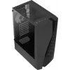 Aerocool WAVEBKV3 ATX PC skriňa z tvrdeného skla so 4xRGB ventilátormi čierna